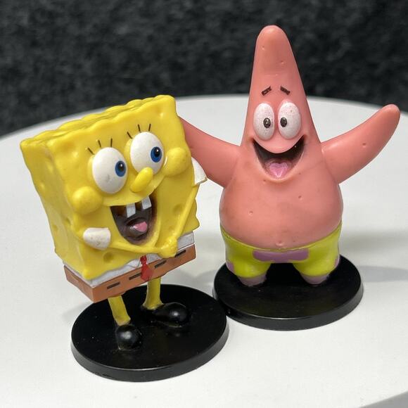 2018 Nickelodeon Spongebob & Patrick The Starfish Cake Topper Figure Set - Picture 8 of 8